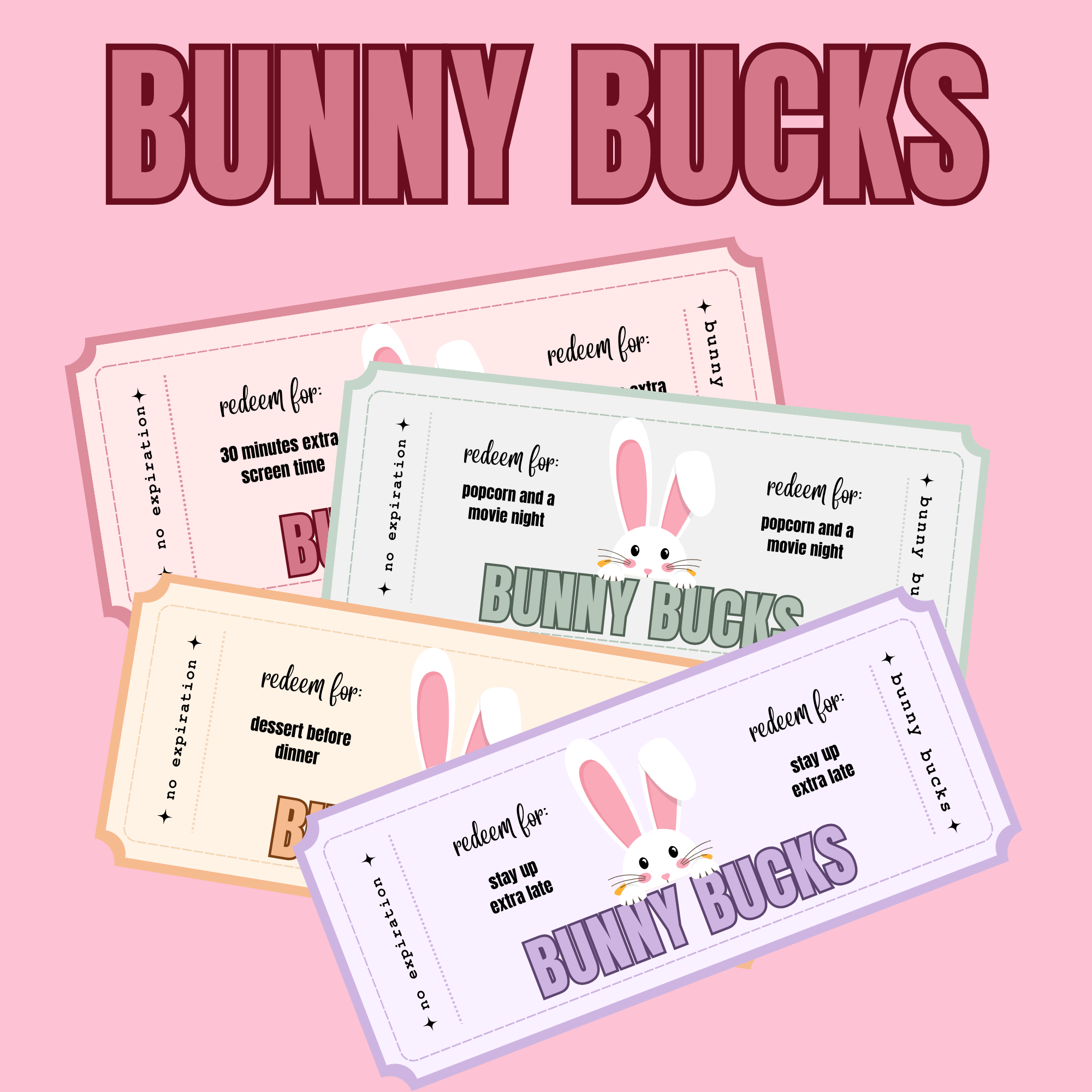Bunny Bucks – Shop Organized Chaos Blog bunny-bucks-shop-organized-chaos-blog