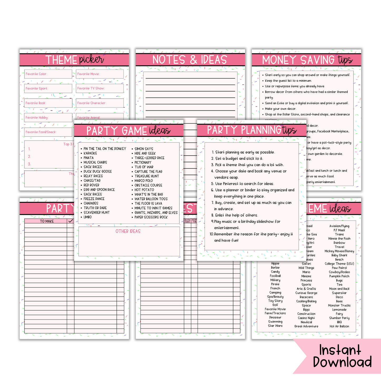 The Ultimate Party Planning Bundle