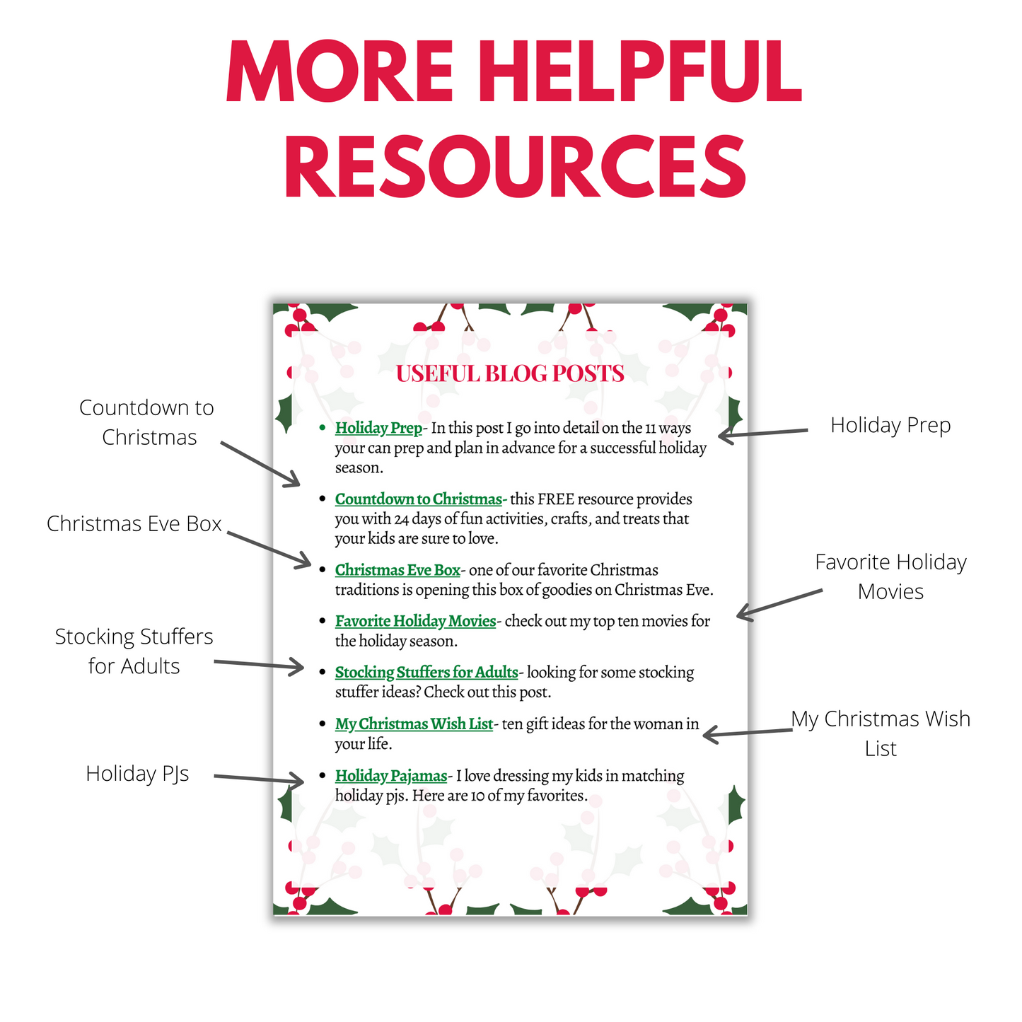 2025 Holiday Planner
