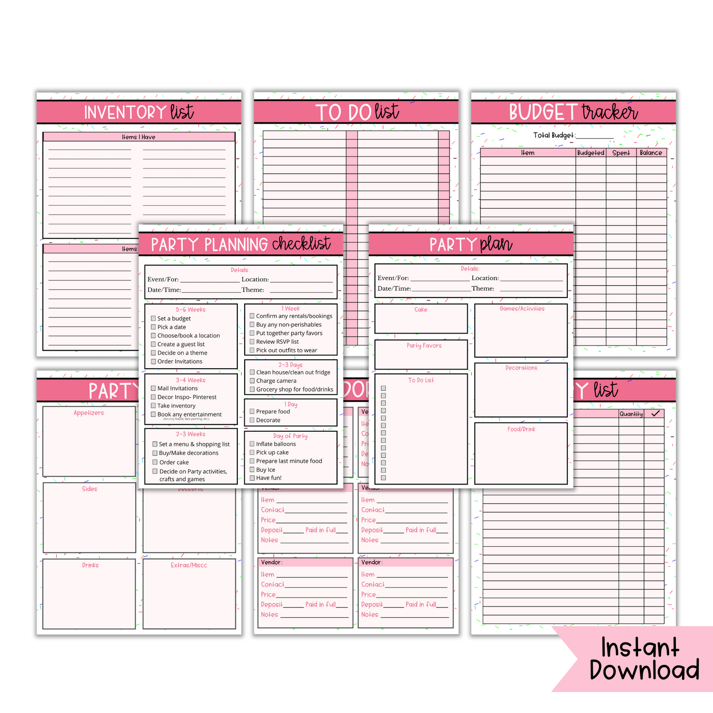 The Ultimate Party Planning Bundle