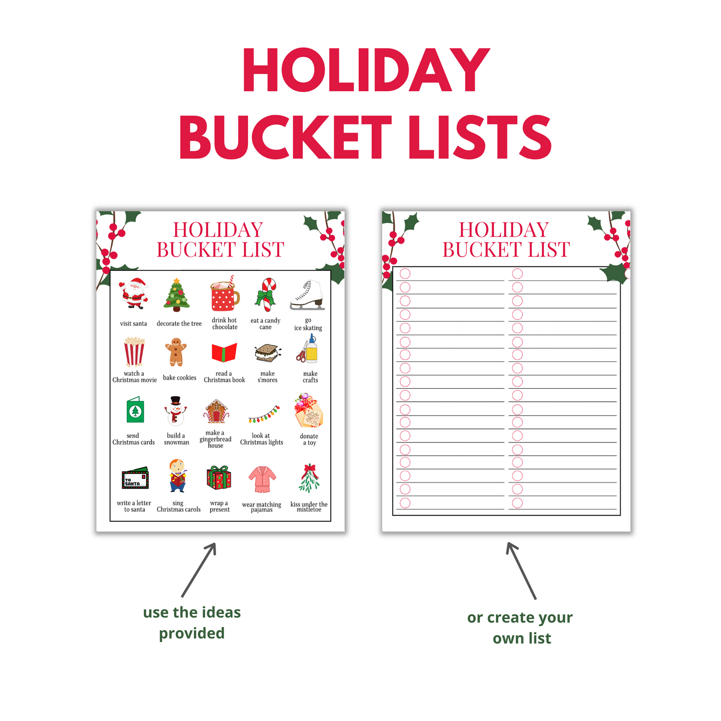 2025 Holiday Planner
