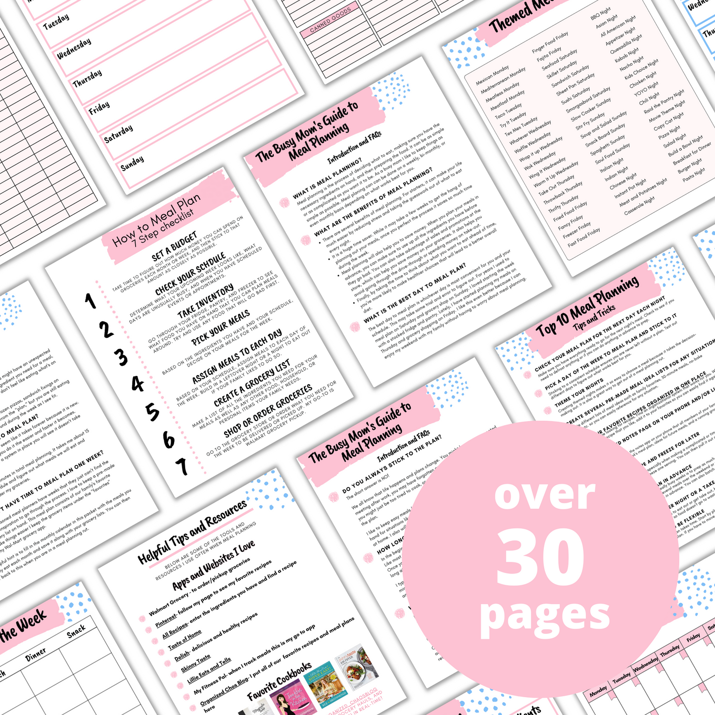 The Busy Mom's Guide to Meal Planning