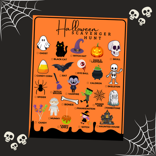 Halloween Scavenger Hunt