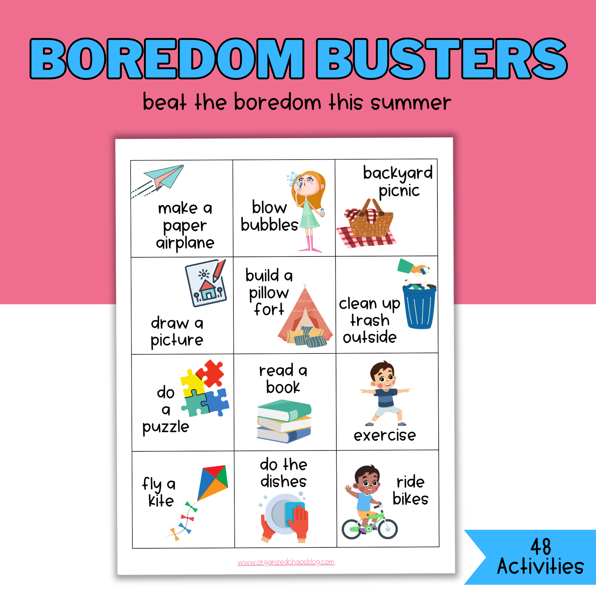 Boredom Busters for Kids – Shop Organized Chaos Blog