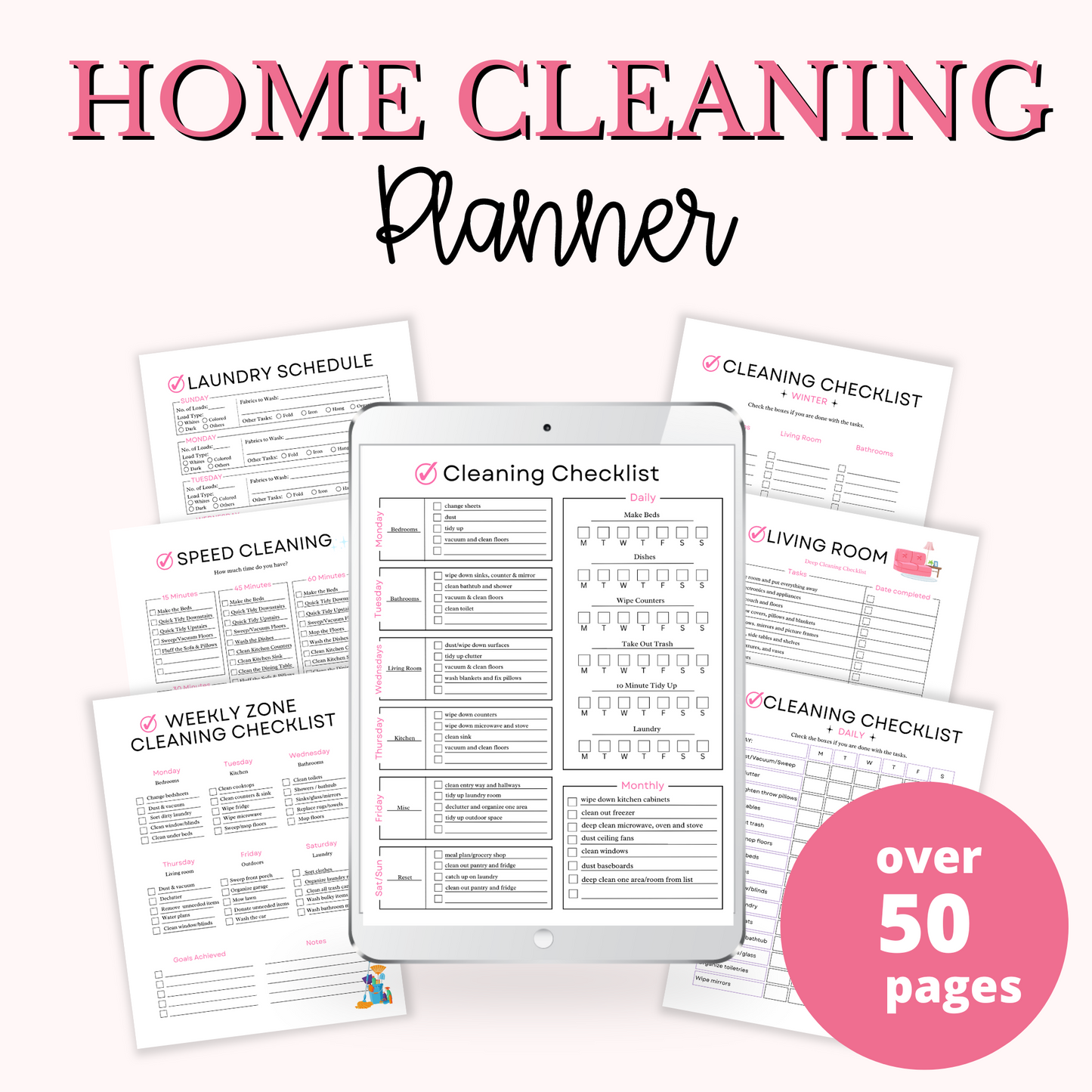 Home Cleaning Planner