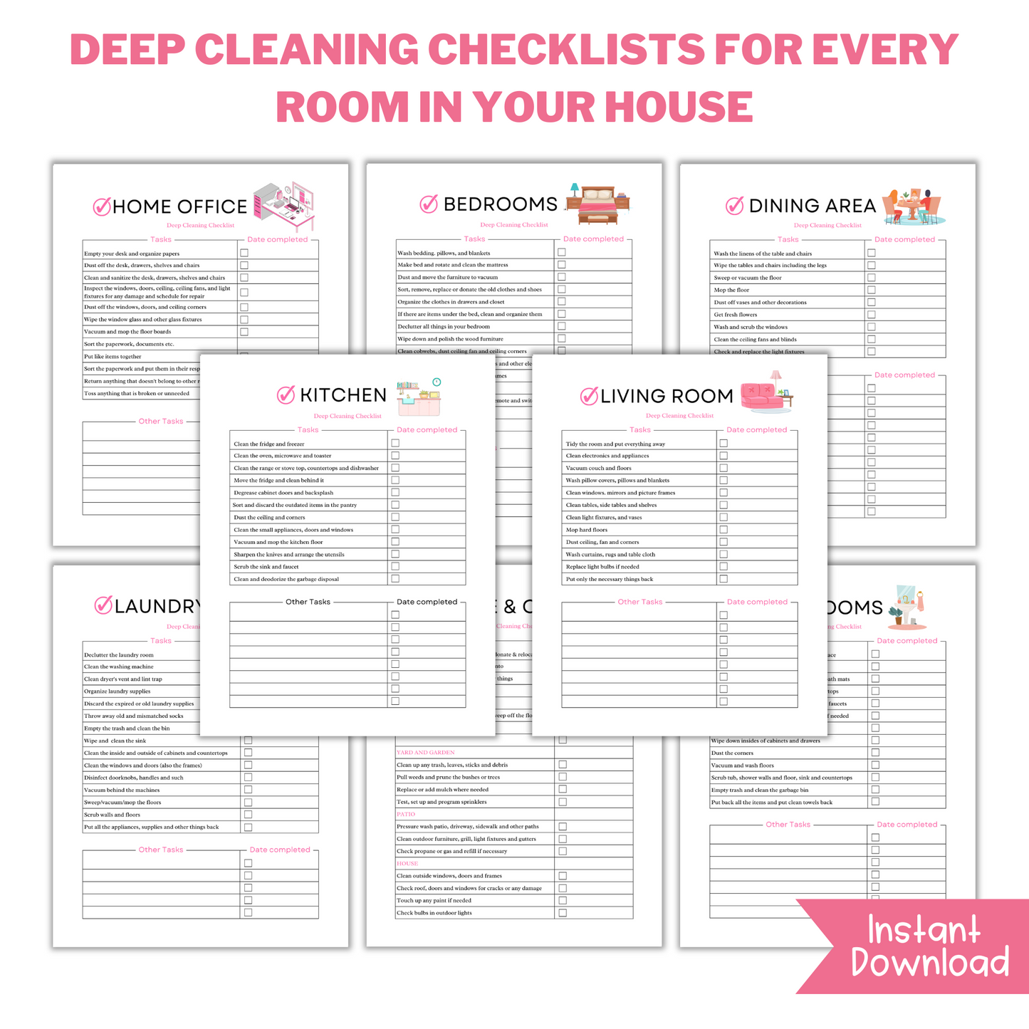 Home Cleaning Planner
