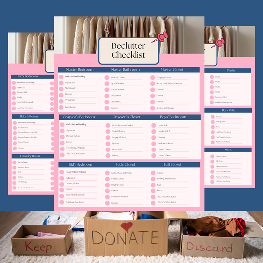 Declutter Your Home Checklist