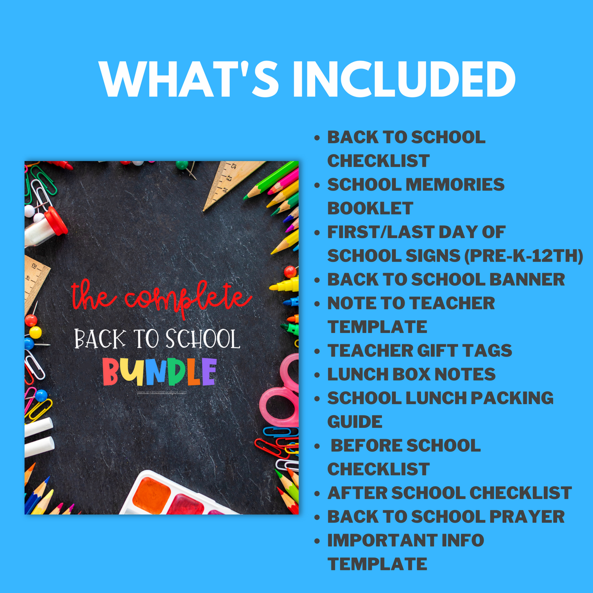 The Complete Back to School Bundle – Shop Organized Chaos Blog