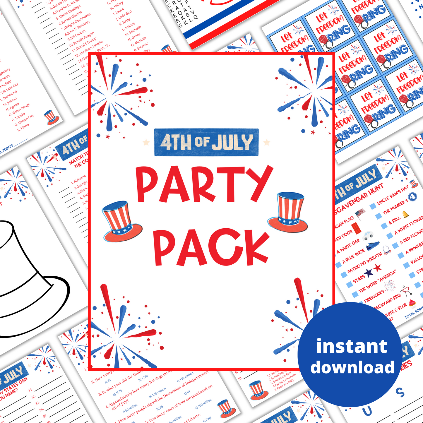 4th of July Party Games and Activities